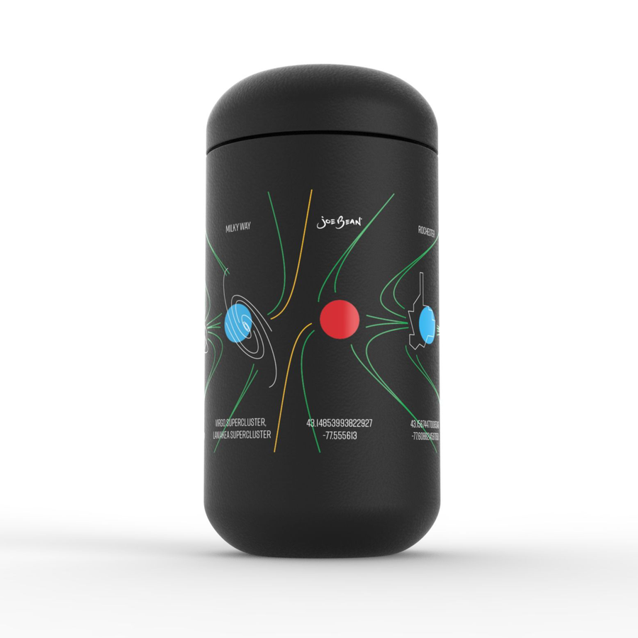 We Are Here Space Tumbler- 12oz (Black)