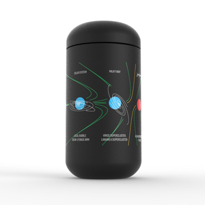 We Are Here Space Tumbler- 12oz (Black)